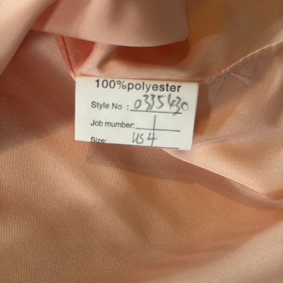 Women’s Pink Chiffon 3 Piece Formal Pant Suit Set Mother of the Bride Size 4 NWT - Picture 11 of 15